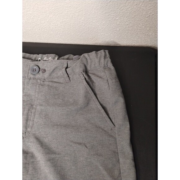 Cat & Jack Boys Flat Front Shorts Gray Chambray 10 - Picture 8 of 10